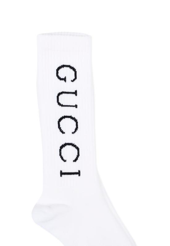 26SS [키즈] 구찌 발목 양말 855163 4KAC6 9000 WHITE - GUCCI