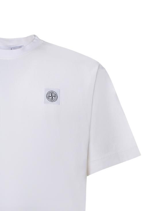 26SS 스톤 아일랜드 반팔 티셔츠 L1S152100030 S0115V0001 White - STONE ISLAND