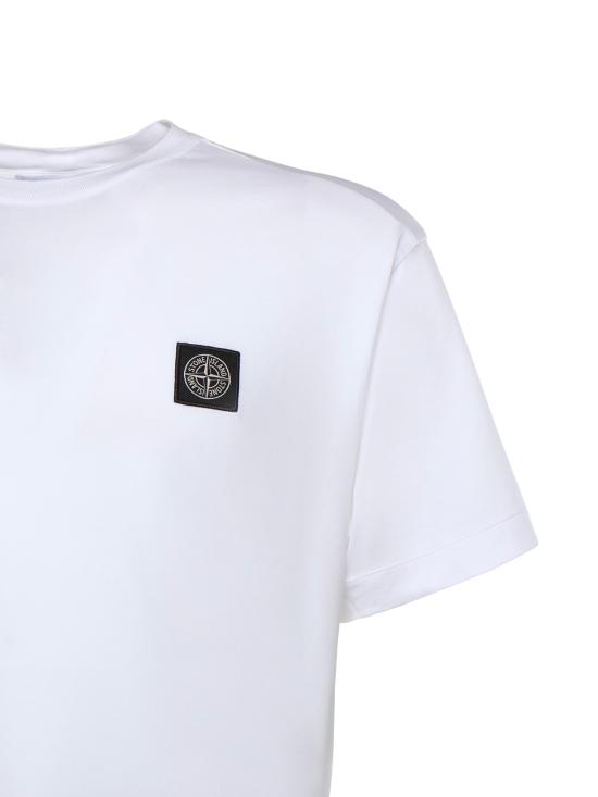 26SS 스톤 아일랜드 반팔 티셔츠 L1S152100027 S0013V0001 White - STONE ISLAND
