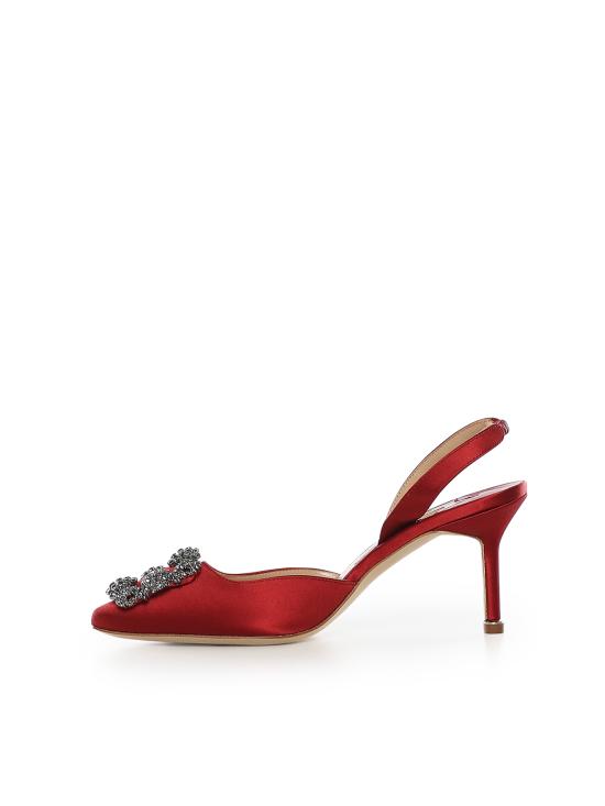 26SS 마놀로 블라닉 플랫 슈즈 4190473 6049 Red - MANOLO BLAHNIK