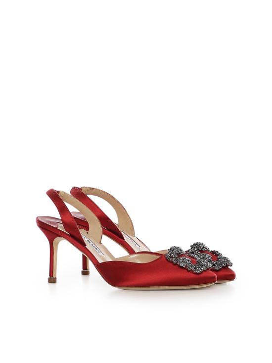 26SS 마놀로 블라닉 플랫 슈즈 4190473 6049 Red - MANOLO BLAHNIK