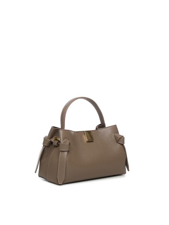 26SS 유제피 가방 GYOZA MINI PEBBLE GRAIN LEATHER TAUPE Beige - YUZEFI