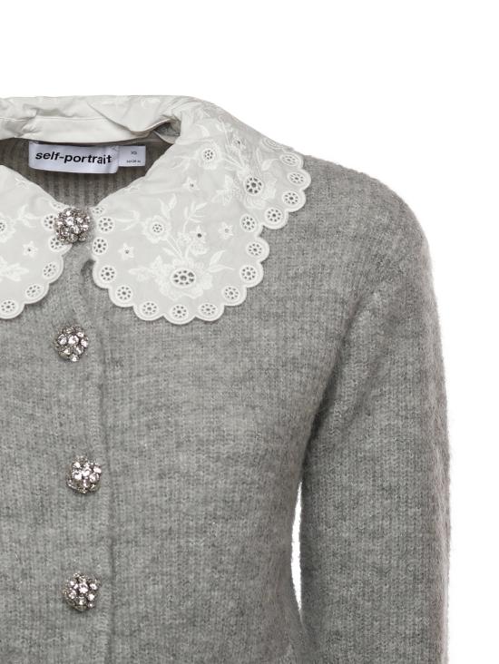 26SS 셀프 포트레이트 스웨터 RS26123C GR Grey - SELF PORTRAIT