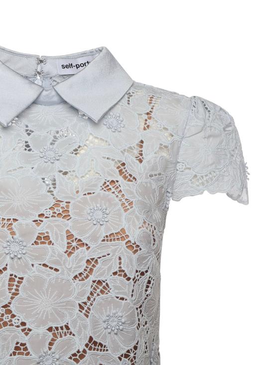 26SS 셀프 포트레이트 숏 원피스 RS26171S BL Blue - SELF PORTRAIT