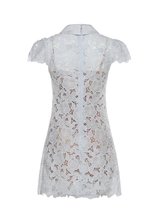 26SS 셀프 포트레이트 숏 원피스 RS26171S BL Blue - SELF PORTRAIT