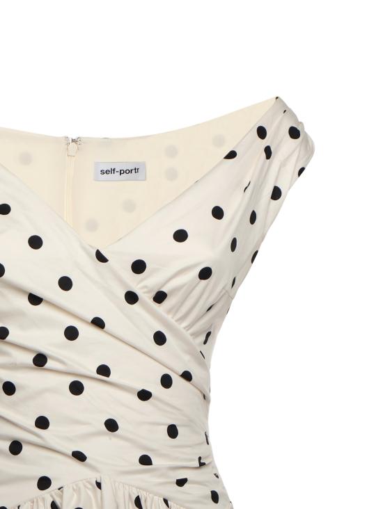 26SS 셀프 포트레이트 미디 원피스 RS26209M C White - SELF PORTRAIT