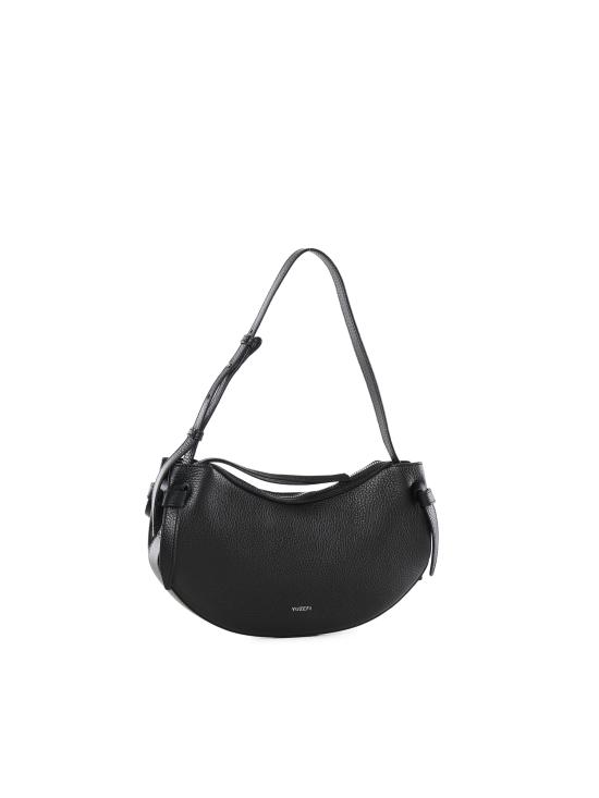 26SS 유제피 숄더백 FORTUNE COOKIE PEBBLE GRAIN LEATHER BLACK - YUZEFI