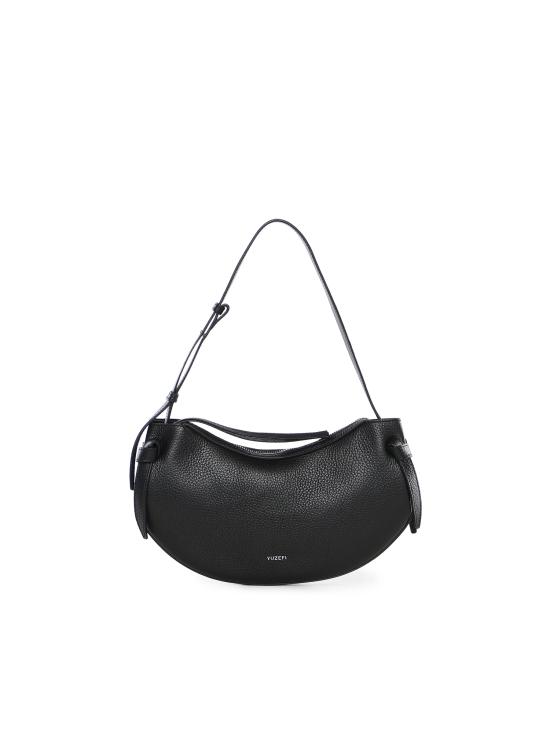 26SS 유제피 숄더백 FORTUNE COOKIE PEBBLE GRAIN LEATHER BLACK