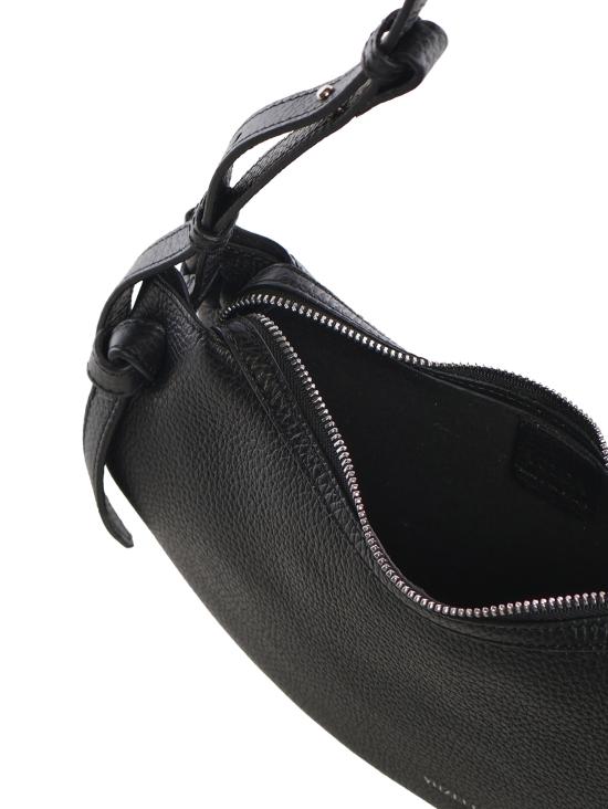 26SS 유제피 숄더백 FORTUNE COOKIE PEBBLE GRAIN LEATHER BLACK - YUZEFI