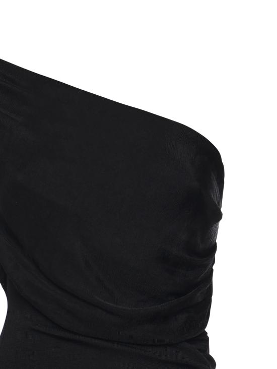 26SS 셀프 포트레이트 미디 원피스 RS26108M B Black - SELF PORTRAIT