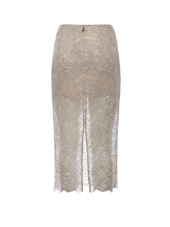 26SS 로테이트 롱 스커트 115703 039 Light gray - ROTATE