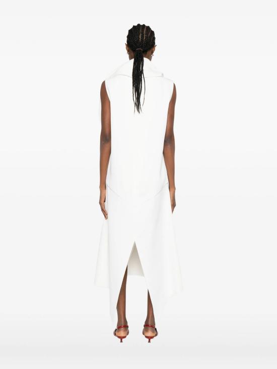 26SS 케이트 미디 원피스 55854070 168 White - KHAITE