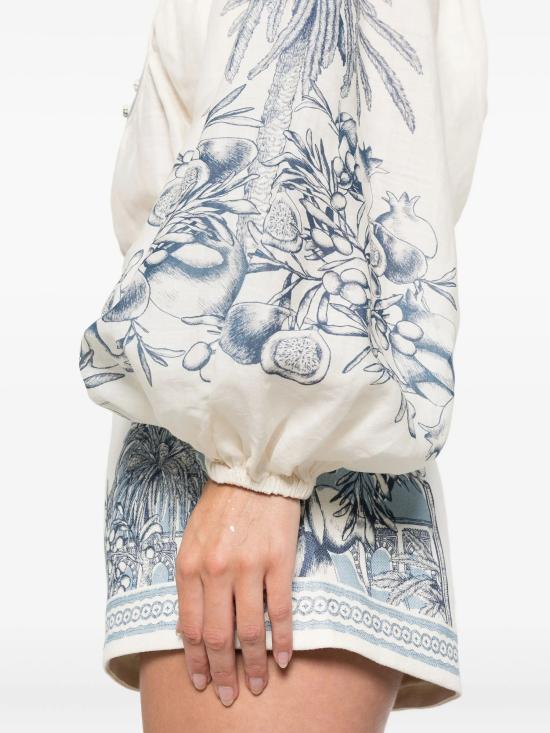 26SS 알레메 블라우스 6094T CREAM White - ALEMAIS