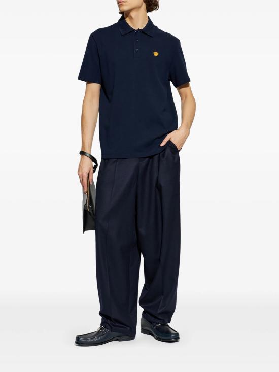 26SS 베르사체 폴로 티셔츠 10139061A15694 1UP60 Blue - VERSACE