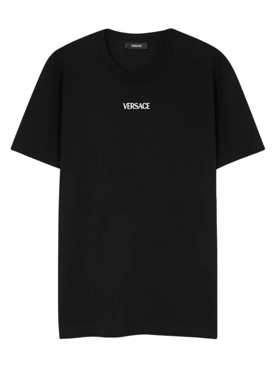 26SS 베르사체 반팔 티셔츠 10139441A16455 1B000 Black