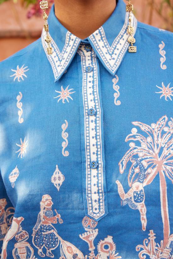 26SS 알레메 셔츠 6204T BLUE Blue - ALEMAIS