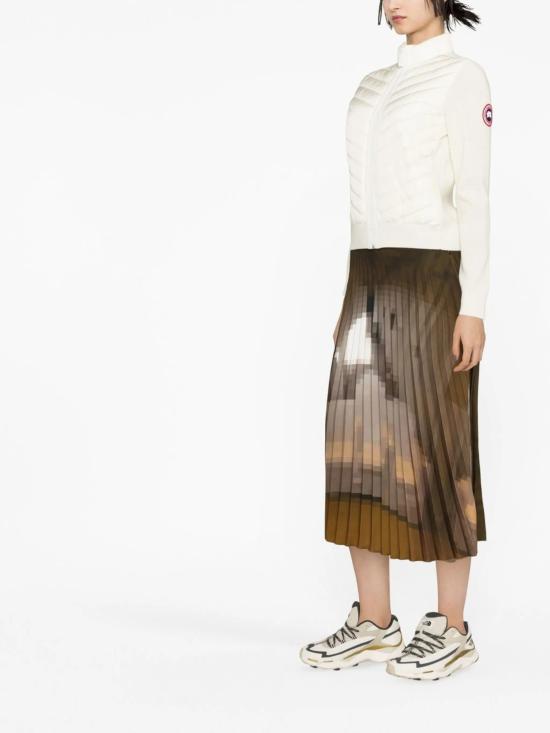 26SS 캐나다구스 하이브릿지 니트 자켓 6830L 9467 White - CANADA GOOSE