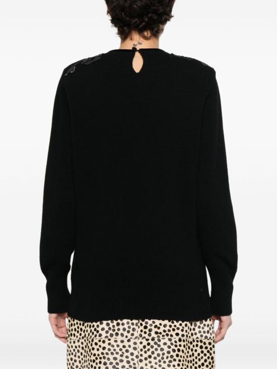 25FW 발렌티노 가라바니 스웨터 7B0KC70L 9V30NO Black - VALENTINO GARAVANI