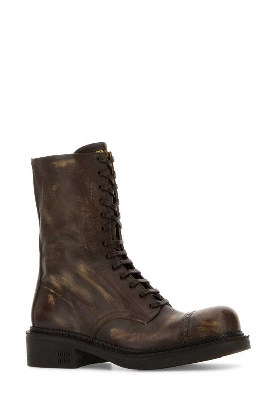 26SS 미우미우 부츠 5U316EFG0352KJ F0324 Brown - MIU MIU
