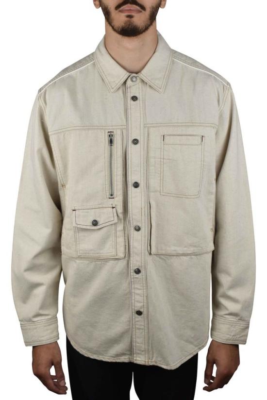  이자벨마랑 데님 솔기가 드러난 오프화이트  재킷 - ISABEL MARANT