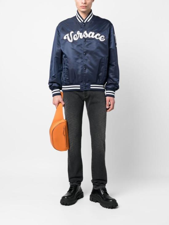  베르사체 봄버 자켓 1008027 1A05725 1UD70 Blue - VERSACE