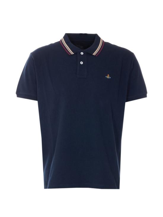 26SS 비비안웨스트우드 폴로 티셔츠 2H01000U J00AU K410 Blue