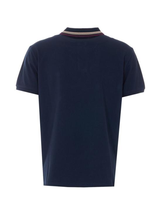 26SS 비비안웨스트우드 클래식 ORB 로고 반팔 폴로 카라티 2H01000U J00AU K410 Blue - VIVIENNE WESTWOOD