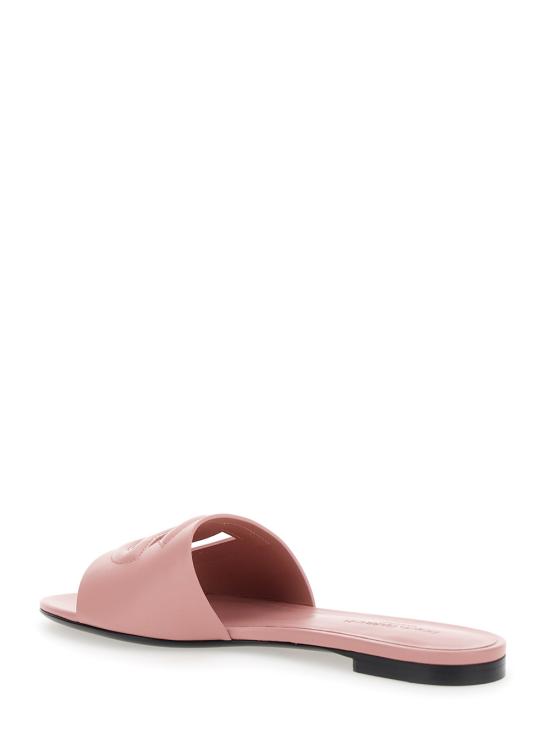 26SS 돌체앤가바나 DG 로고 카프스킨 슬리퍼 CQ0436AY32980405 Pink - DOLCE & GABBANA