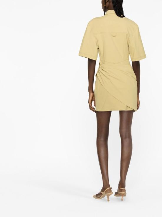  자크뮈스 원피스 231DR053 1084 530 Yellow - JACQUEMUS