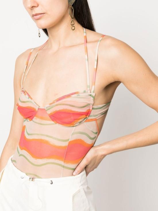  자크뮈스 탑 231TO043 1055 4CB Multicolor - JACQUEMUS