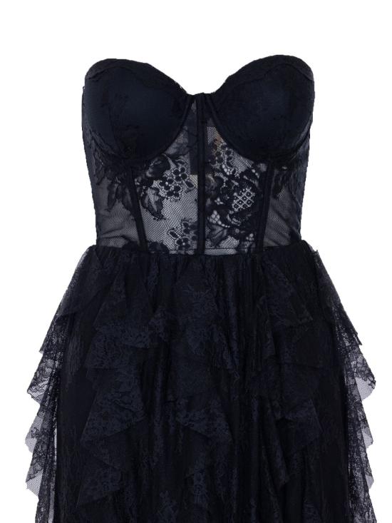 26SS 아니예 바이 미디 원피스 185038 01299 Black vinyl - ANIYE BY