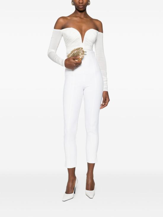 26SS 엘리자베타프랜치 바디수트 티셔츠 BO01561E2 360 Ivory - ELISABETTA FRANCHI