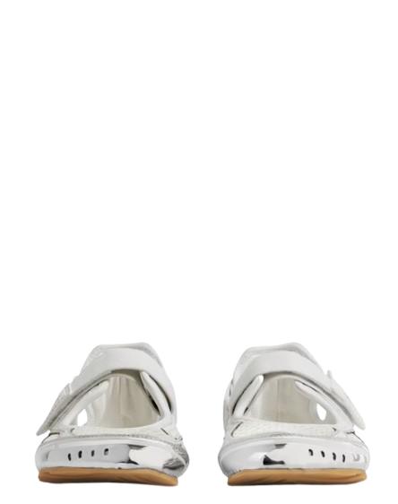 26SS 보테가베네타 슈즈 856049 V2X401425 Sil white opw - BOTTEGA VENETA