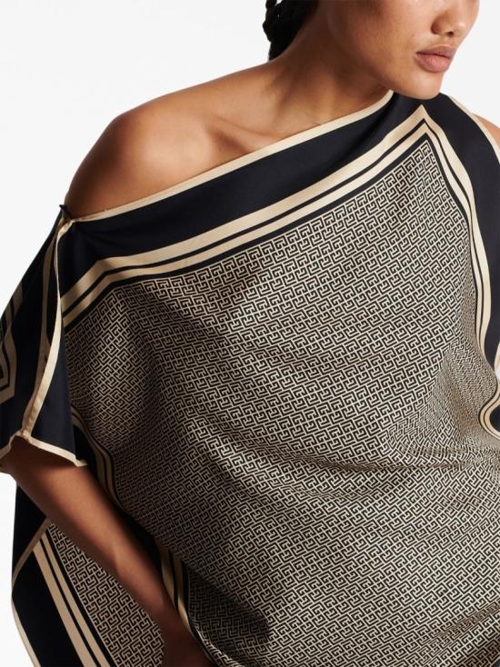  발망 탑 BF1AT070SC76 GFE Multicolor - BALMAIN