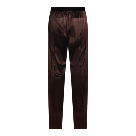 26SS 톰포드 트레이닝/조거 팬츠 PAW683FAX881ECD Brown - TOMFORD