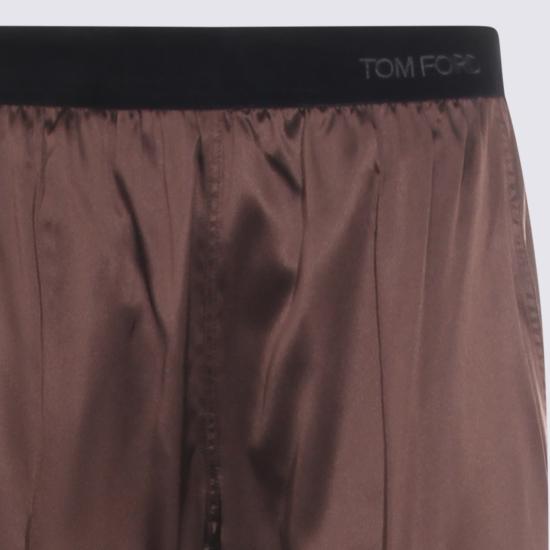 26SS 톰포드 트레이닝/조거 팬츠 PAW683FAX881ECD Brown - TOMFORD