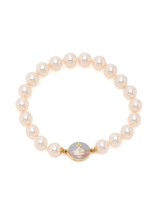 26SS 비비안웨스트우드 팔찌 61030065 R919 White