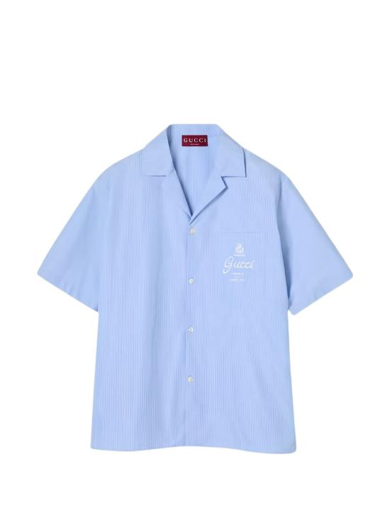 26SS 구찌 반팔 셔츠 794907 ZAJWW4061 Azure - GUCCI