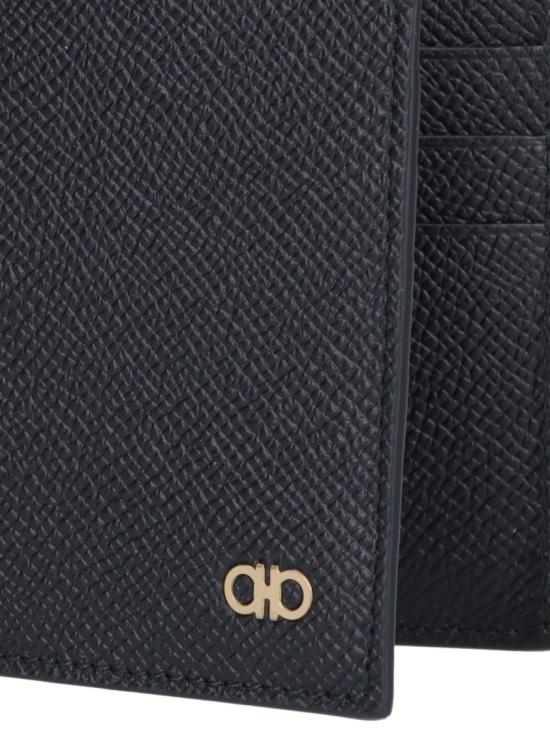 26SS 살바토레 페라가모 간치니 머니클립 반지갑 776473001 Black - SALVATORE FERRAGAMO