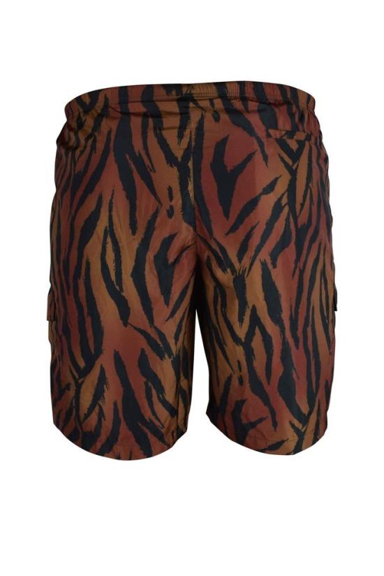  팜앤젤스 스윔팬츠 호랑이 무늬 나일론 수영 반바지 - PALM ANGELS
