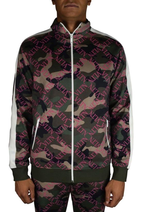  발렌티노 가라바니 자켓 Vltn 로고가 있는 위장 지퍼업 조끼 - VALENTINO GARAVANI