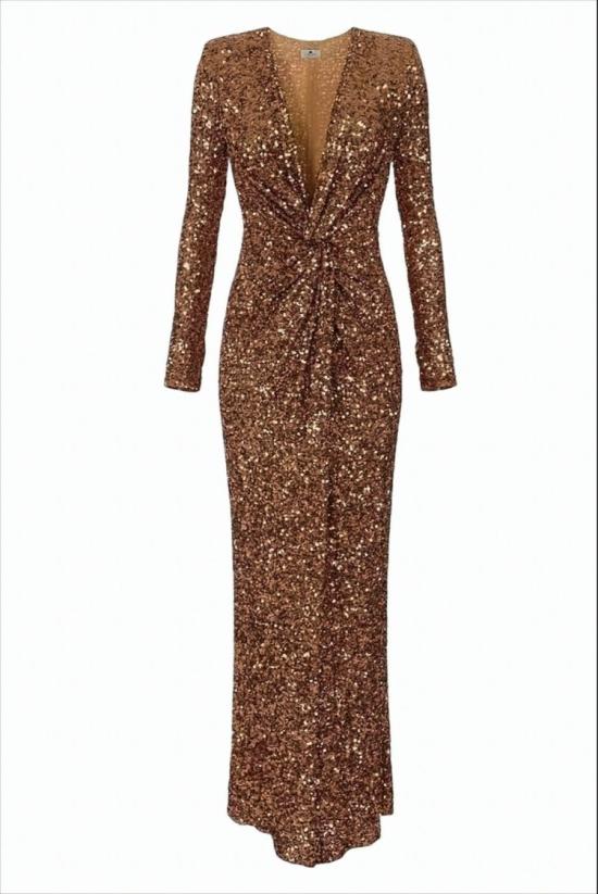 25FW 엘리자베타프랜치 롱 원피스 ABR3057E2 EC1 Brown