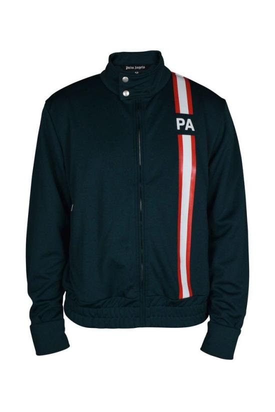  팜앤젤스 자켓 지퍼 여밈 방식의 하이넥 녹색 조끼