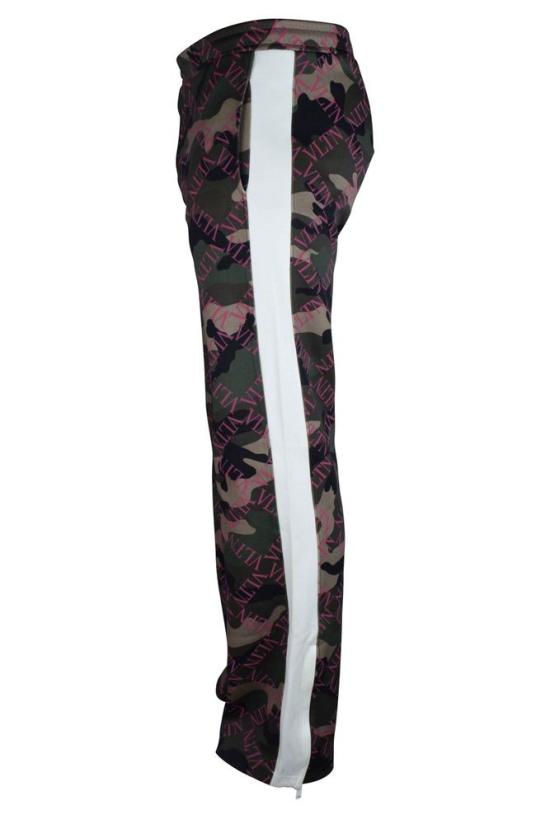  발렌티노 가라바니 스트레이트 팬츠 위장 무늬 스포츠 - VALENTINO GARAVANI