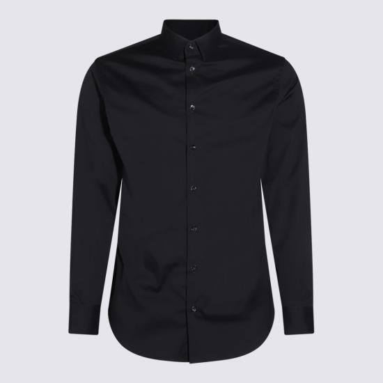 26SS 조르지오 아르마니 긴팔 셔츠 GM000056TE11184UB109 Blue - GIORGIO ARMANI