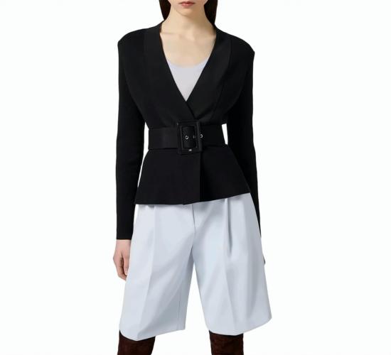 25FW 엘리자베타프랜치 자켓 MK48S57E 110 Black - ELISABETTA FRANCHI