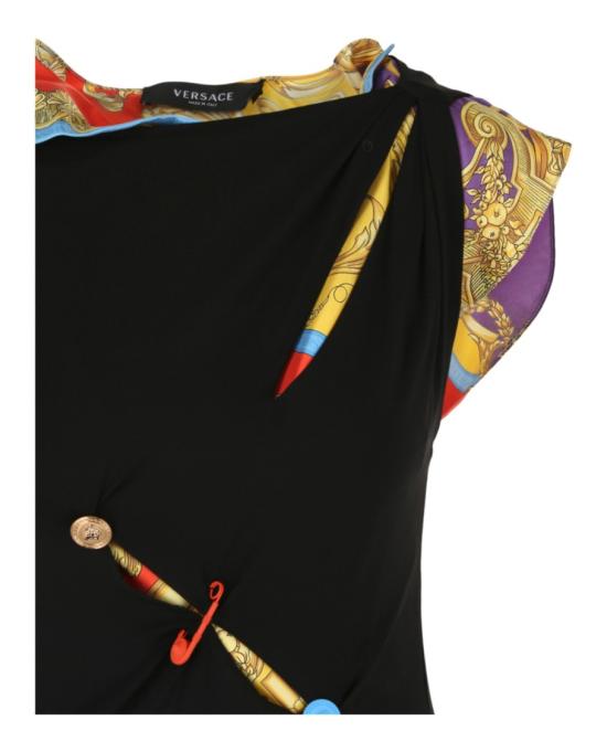  베르사체 원피스 1004427 1A0351 1B000 00002 44 Black - VERSACE