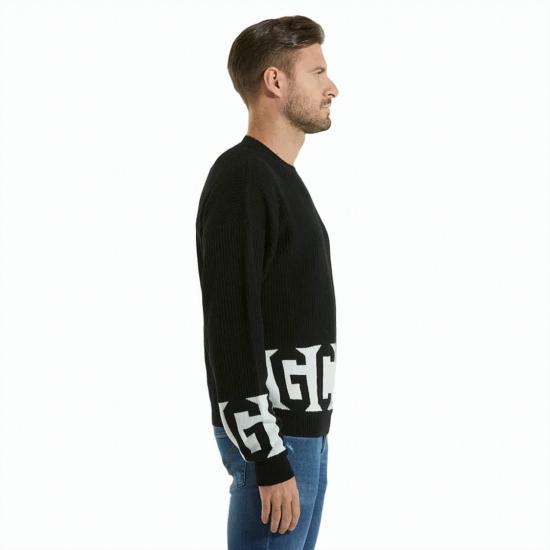 24FW 지씨디에스 니트웨어 SS23M380065 Black - GCDS