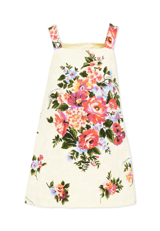 26SS [키즈] 돌체앤가바나 원피스 L54DI0 FSFOZ HA5ZO WHITE - DOLCE & GABBANA