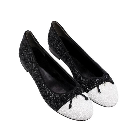 26SS 토리버치 플랫 슈즈 170565 Black - TORY BURCH